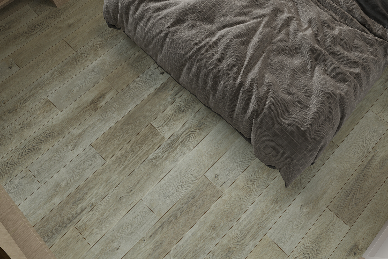 Кварцвиниловая плитка Art East замковая Art Tile Click Дуб Асти 45-03-ATC 1220×180×4 фото в интерьере